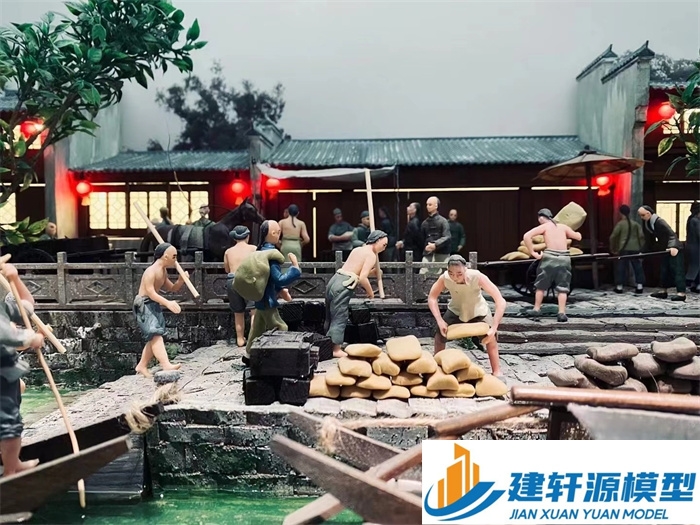 崂山博物馆江南水乡模型