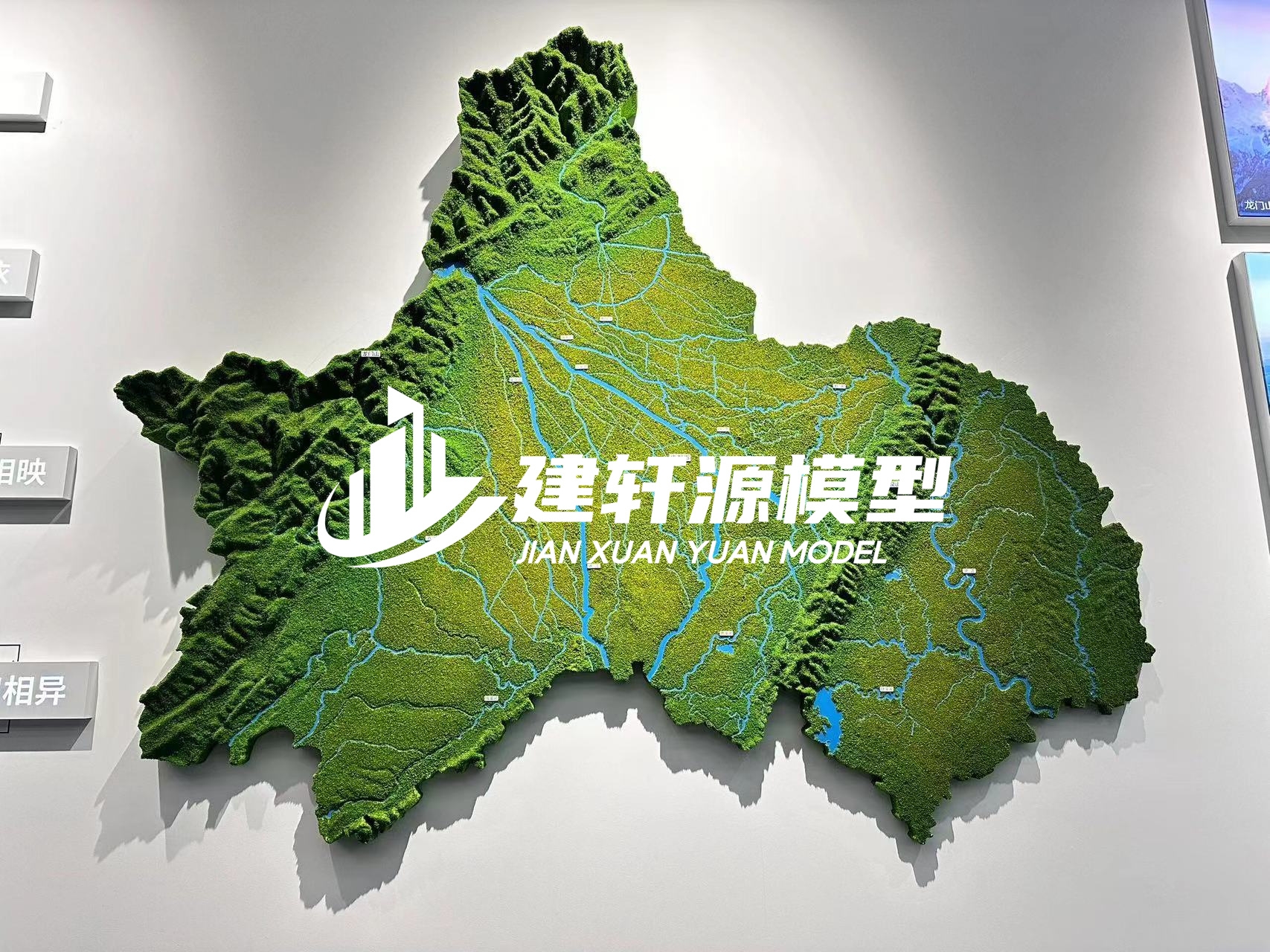 崂山地形沙盘壁挂厂家