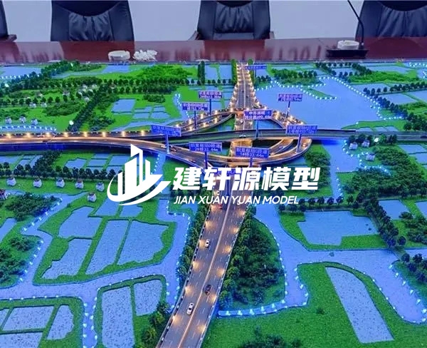 崂山高速公路沙盘定制