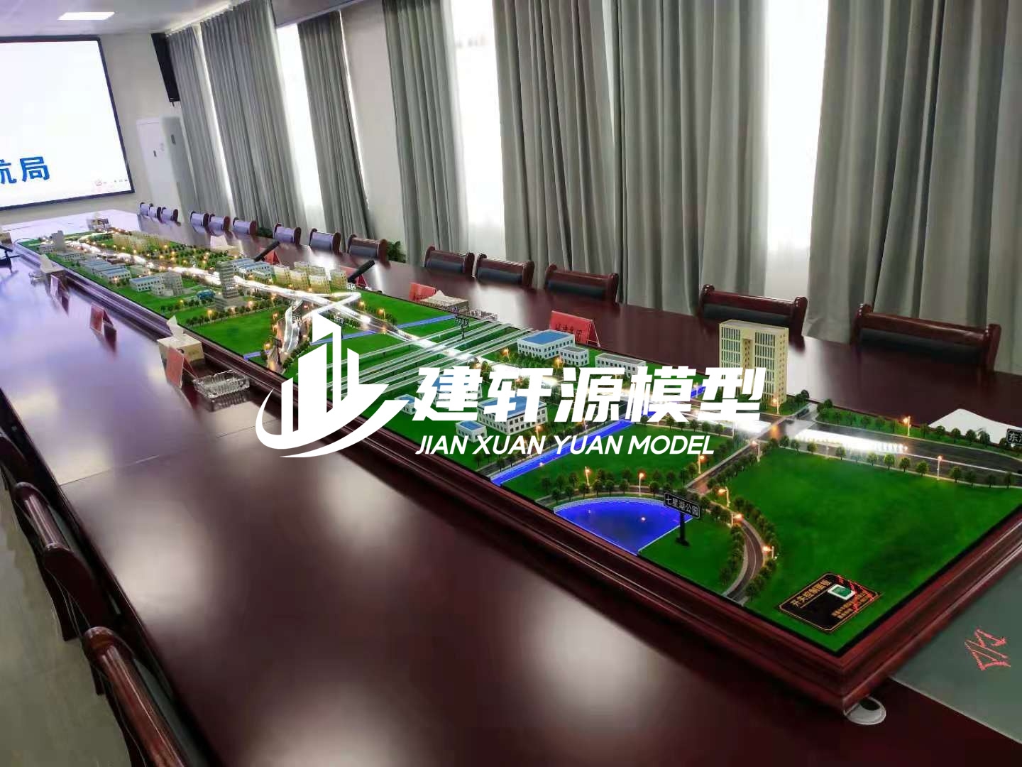 崂山公路马路沙盘模型专业定做